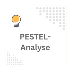 Die PESTEL-Analyse ist ein strategisches Framework zur Bewertung der externen Umweltfaktoren, die das Funktionieren eines Unternehmens beeinflussen können. Es umfasst die Analyse von politischen, wirtschaftlichen, sozialen, technologischen, umweltbezogenen und rechtlichen Aspekten, welche die Geschäftstätigkeit und das Marktpotenzial eines Unternehmens formen können.
